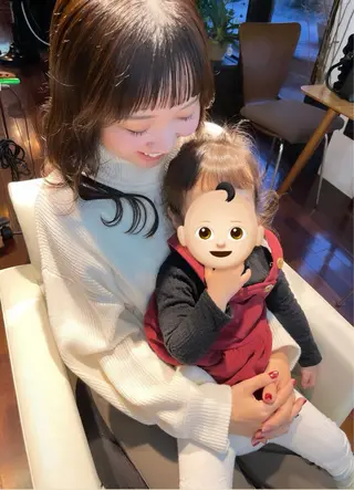 セミロング キッズ ayaka |トレンドヘアのヘアスタイル