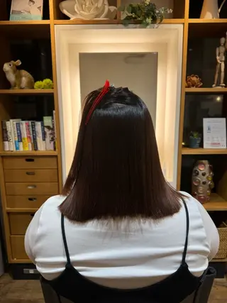 セミロング afloatkobe所属・美髪/髪質改善 川口凌弥のヘアスタイル