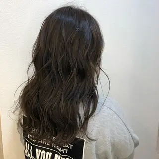 ロング カラー CREAPY所属・CREAPY　日向野 利菜のヘアスタイル