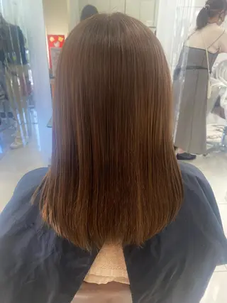 セミロング 💚ミヤマ アンナ☘️のヘアスタイル