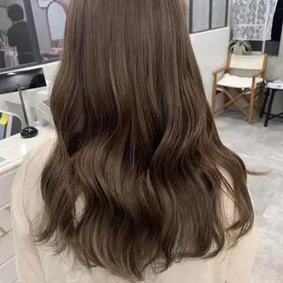 ロング カラー ヘアアレンジ レイヤー×グレージュ /ピンク🩷mioのヘアスタイル