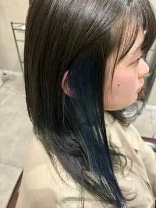 セミロング ボブ/メンズカット パーマ/ホノカのヘアスタイル