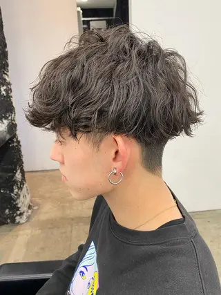 ショート パーマ メンズ ［似合わせヘア］ ✂︎OGURO✂︎のヘアスタイル