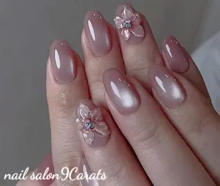 ネイル 💜ワンホンネイル ナインカラット💎のネイルデザイン