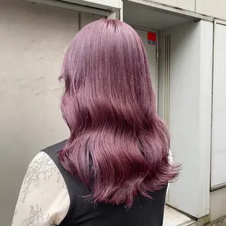 セミロング 🩷暖色カラー🩷 BONのヘアスタイル