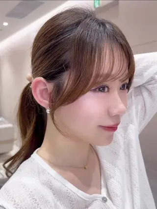 ロング カラー 韓国ヘア/レイヤー/ 顔まわり/りょーとのヘアスタイル