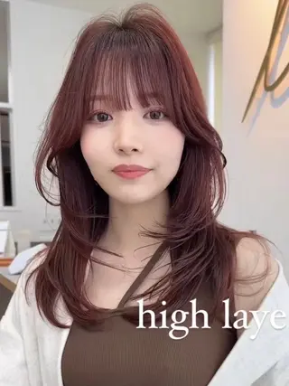 ロング カラー i.Ehime所属・VIEW EHIME 齋藤  あつきのヘアスタイル