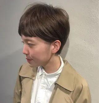 ショート カラー パーマ 🧼柴田 健太郎🧼のヘアスタイル