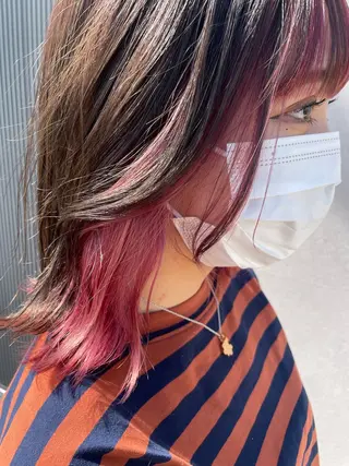 ミディアム カラー 近藤 大誠のヘアスタイル