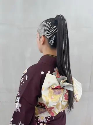 ロング ヘアセット/金山 佐野 妃都美のヘアスタイル