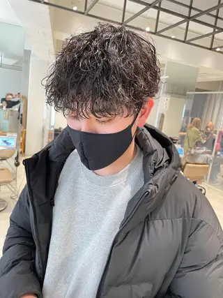 ショート パーマ メンズ 【メンズ指名数 NO.1】マルヤマのヘアスタイル