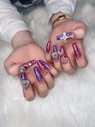 ネイル NAIL and EYELASH ALPHA.所属・ALPHA. 姫繇のネイルデザイン