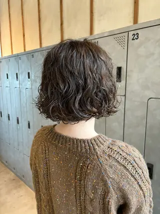 ショート パーマ Door代官山所属・詩織/パーマ /代官山のヘアスタイル