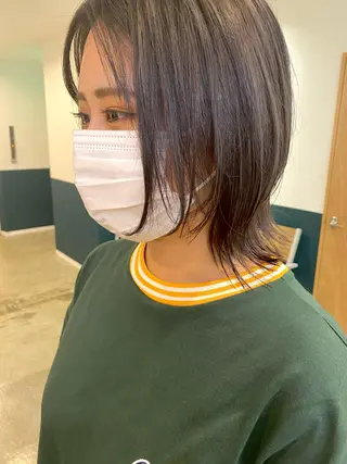 ミディアム TELA HAIR所属・武内 凌レイヤーカット🐺のヘアスタイル