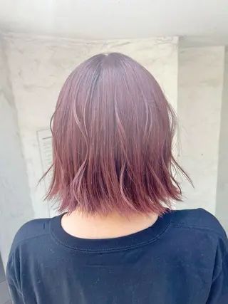 カラー FUJINO RYOのヘアスタイル