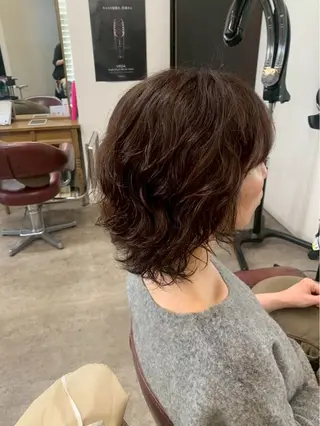 ミディアム レディースカット THIARA 👑のヘアスタイル
