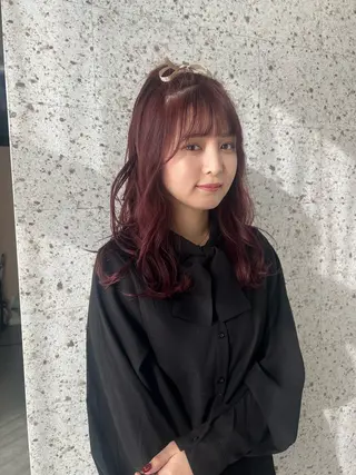 ロング カラー Ayaka🩰🎀 ガーリー/暖色♡のヘアスタイル
