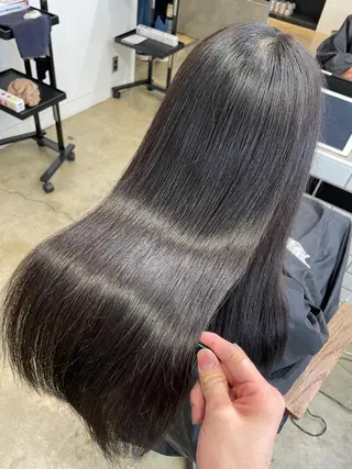 ロング カラー 🌈本物の髪質改善 森田涼平のヘアスタイル