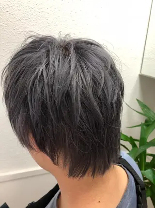 ショート カラー 髪質改善/美髪矯 正ヤマモトハルキのヘアスタイル