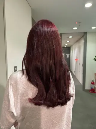 ロング カラー メンズ特化 ティアラのヘアスタイル