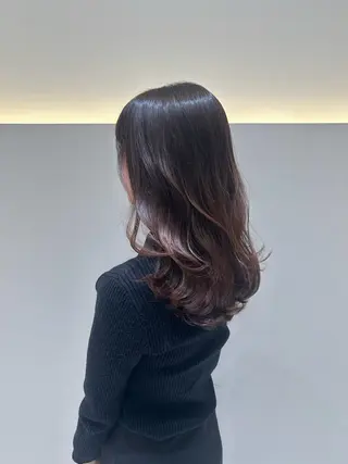ロング カラー ブリーチなしダブル カラー✨たくみのヘアスタイル