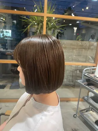 ミディアム 笹川 桃歌のヘアスタイル