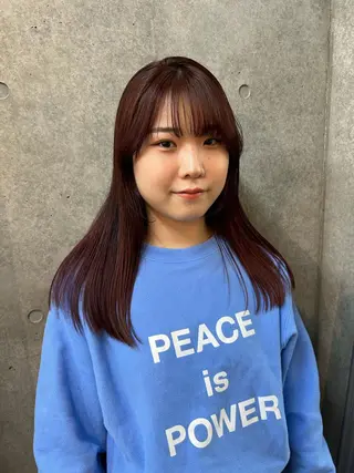 カラー すずき さくやのヘアスタイル