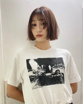 ショート THE  AGATA TOKYO所属・外国人風パーマ/デザ インカット🦕✨アミのヘアスタイル