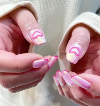 カラー ネイル マツエク・マツパ 韓国マツエク/まつパ 🎀misaki🎀のマツエク・マツパデザイン