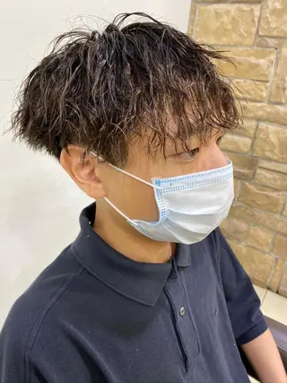 ショート カラー パーマ メンズ ネイル マツエク・マツパ 💓💓彩 音💓💓のマツエク・マツパデザイン