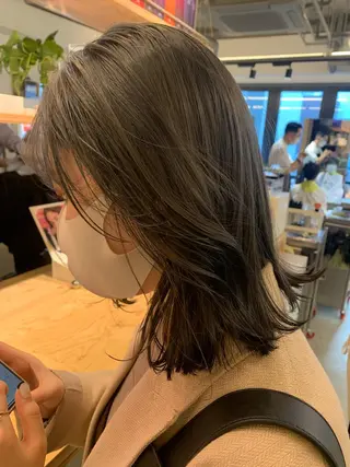 カラー 🍃marina🍃 韓国ヘア/Aujuaのヘアスタイル