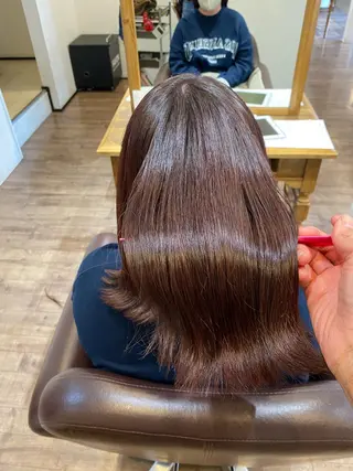 ミディアム カラー 美容室Limb所属・髪質改善/縮毛/小林 水葵のヘアスタイル