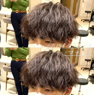 パーマ メンズ 心斎橋本町メンズ 美容師ユースケのヘアスタイル
