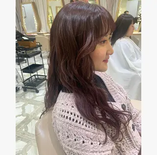 ロング カラー 💙美髪救世主💙 関華蓮のヘアスタイル