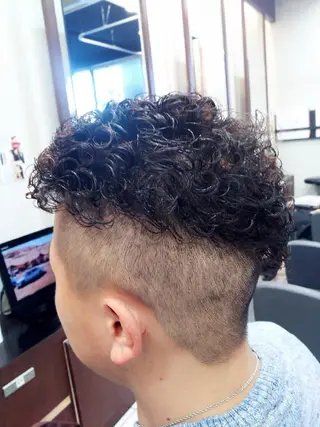 カラー パーマ メンズ MODE K's松原 YUMIのヘアスタイル