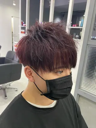 カラー メンズ 🟣メンズパーマ 川端 永遠🟣のヘアスタイル