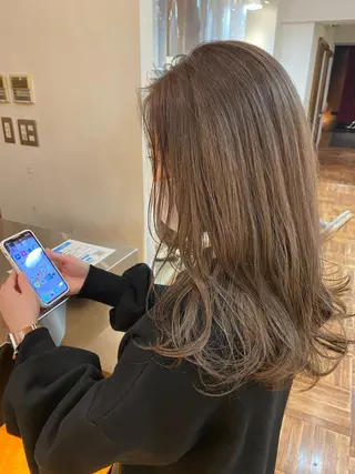 ミディアム カラー 🌷韓国レイヤー/艶 カラー🇰🇷amiのヘアスタイル