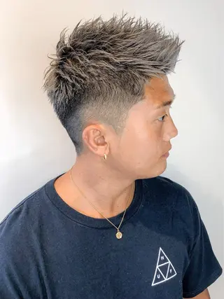 ショート メンズ 艶髪カラー/ショート メンズ/永谷俊樹のヘアスタイル