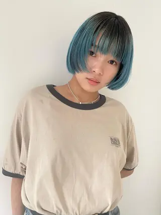 ショート カラー log所属・近藤 裕嗣のヘアスタイル
