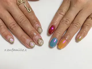 ネイル nail salon en familleのネイルデザイン