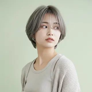 ショート カラー Halo/長居美容室 ショート/ROKIのヘアスタイル