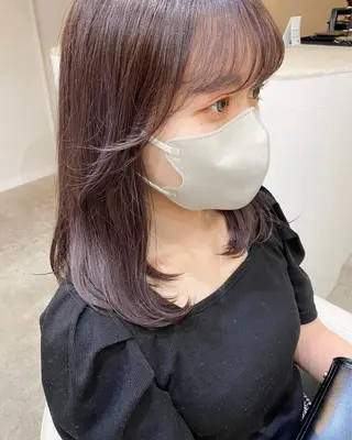 ミディアム カラー kohana 🎀韓国ヘア🎀🤍のヘアスタイル