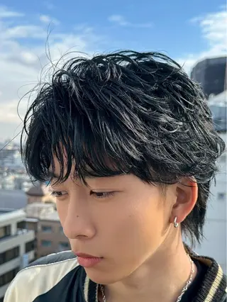 パーマ メンズ Neighbor所属・小林建翔/立川パーマ /スパイキーショートのヘアスタイル