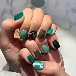 ネイル AMI ウルフパーマ/メンズのヘアスタイル