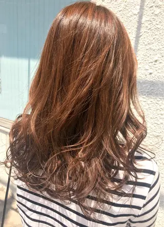 セミロング Lapel green所属・Lapelgreen 森町 / AOIのヘアスタイル