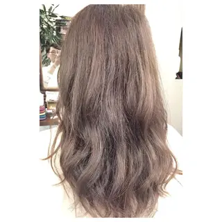 セミロング カラー パーソナルカラー診断 できます　木曽　主博のヘアスタイル