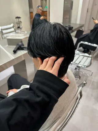 ショート パーマ メンズ 波巻きスパイラルパー マ/シャドウパーマ駿のヘアスタイル