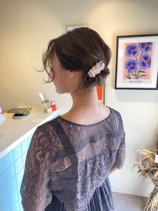 ミディアム カラー ヘアアレンジ 当日予約大歓迎💗 依田瑞希のヘアスタイル