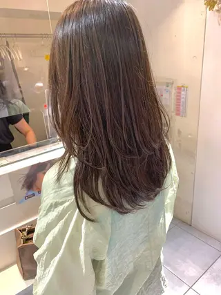 セミロング 田中 未澪のヘアスタイル