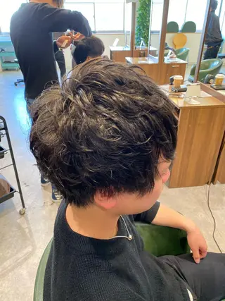 パーマ メンズ Maison/松本/ 艶髪/カラー/メンズのヘアスタイル